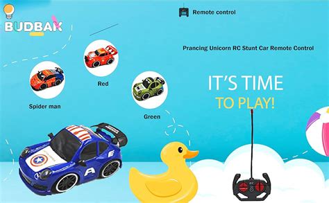 BUDBAK Avenger Theme Remote Control Car Toys for Kids Age 3-4-5 Year ...