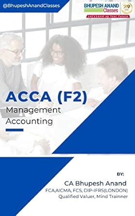 ACCA Knowledge level Management Accounting (F2): Management Accounting ...