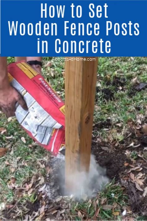 Using Postcrete for Fence Posts 的图像结果