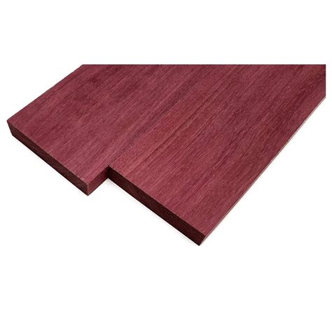 Purpleheart Lumber Board - 3/4" x 4" (2 Pcs) (3/4" x 4" x ")) - Walmart.com