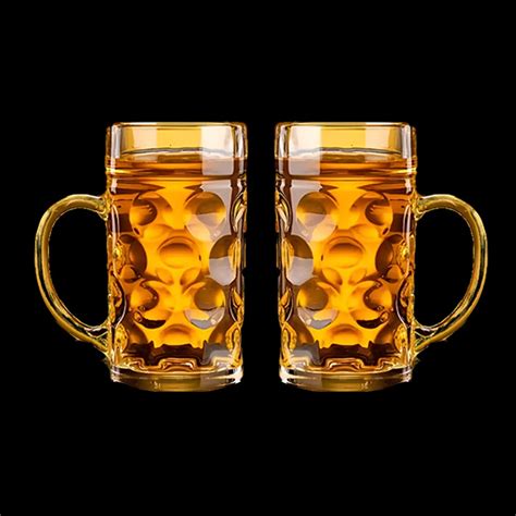 Melbify Glazed Beer Mug | Volume=600ml | Large Beer Mug with Handle ...