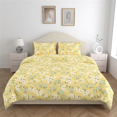 Haus & Kinder Bedsheet for King Size Bed | 144 TC | Pure Cotton King ...