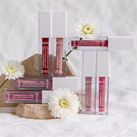 Buy Seraphine Botanicals Long Lasting Vegan Lip Stain with Cherimoya ...