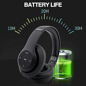 Adcom Shuffle Over Ear Wireless Bluetooth Headphones with Built-in Mic ...