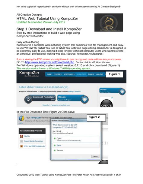 Image result for KompoZer Tutorial 2013