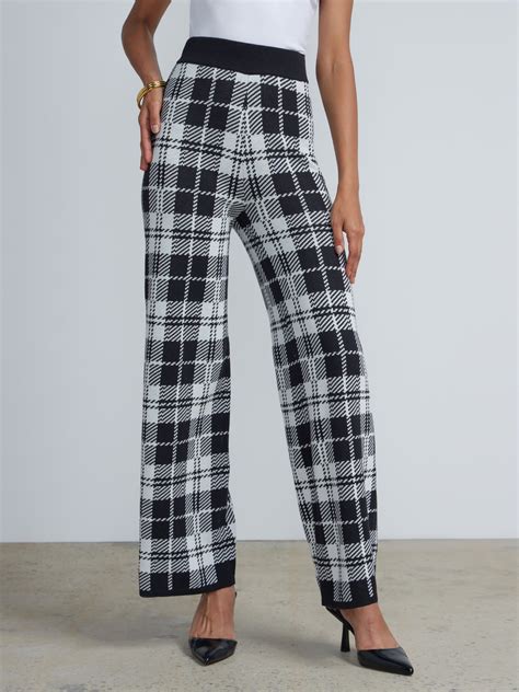 Plaid Wide-Leg Pant | New York & Company