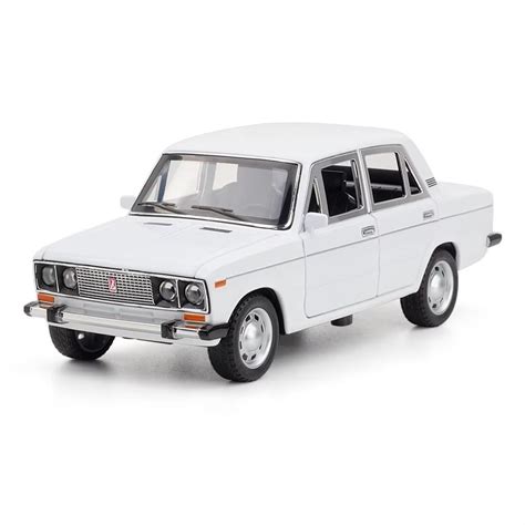 FEXXA 1:24 Scale Lada 2106 Die-Cast Metal Toy Model Car for Kids - Pull ...