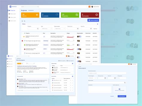 Image result for Beautiful Project Management UI