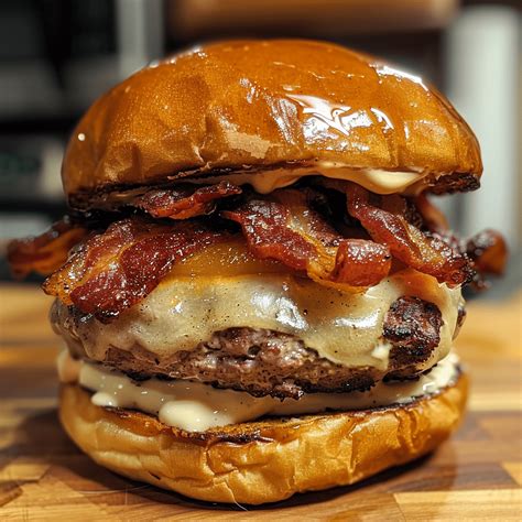 Pumpkin Spice Bacon Burger with Maple Aioli: Autumn Delight