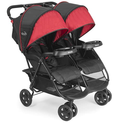 Buy Kolcraft Cloud Plus Double Stroller, Red/Black Online at Low Prices ...