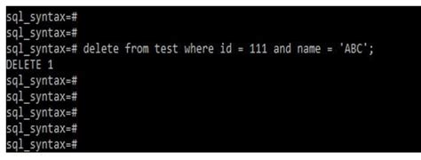 SQL Syntax Check 的图像结果