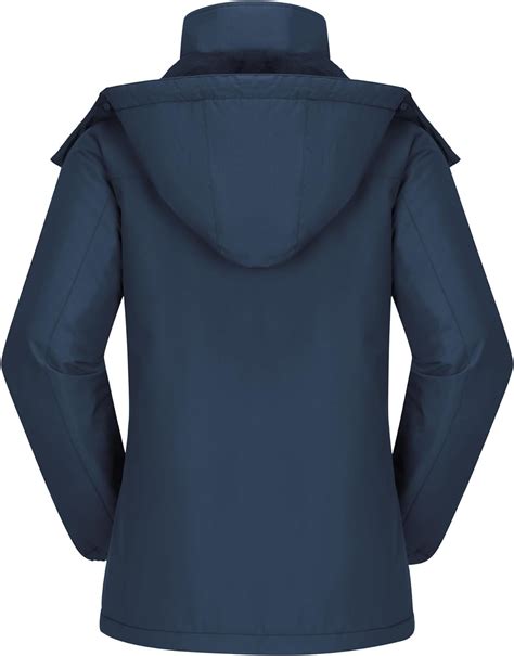 CAMEL CROWN Women’s Ski Jacket Thicken Winter Snow Coat Warm Fleece ...