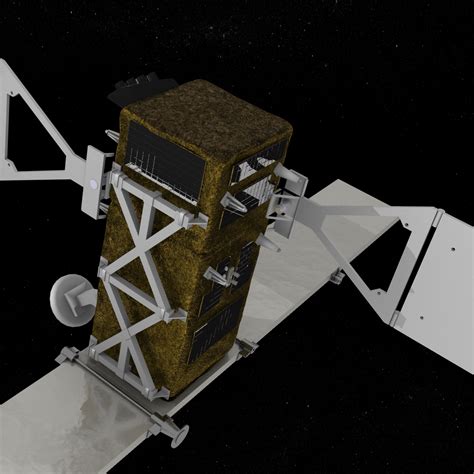 前哨1地球观测卫星 3D模型 $54 - .lwo .xsi .obj .fbx - Free3D