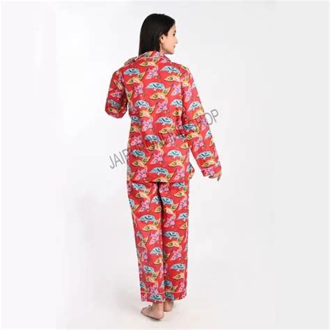 Women's Cotton Pajama Set - Beautiful Printed Cotton Fabric Pajama ...