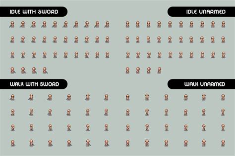 Free Base Top-Down Female Free Character by Free Game Assets (GUI ...