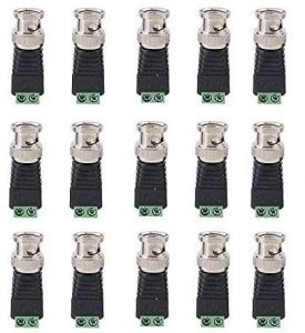 ATEKT CCTV Camera CAT5 to BNC Video Balun Connector pack of 15 Video ...