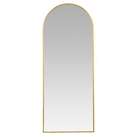Nadia Arch Gold Metal 70"x28" Modern Glam Floor Mirror - Walmart.com ...