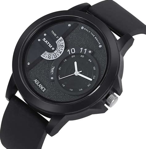 Aglance AGLANCE FT3147 NEW FULL BLACK SPORTS WATERPROOF Analog Watch ...