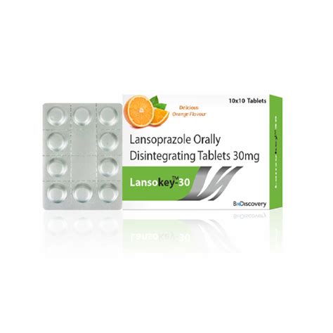 Lansokey 30 - Lansoprazole Orally Disintegrating Tablets 30mg ...