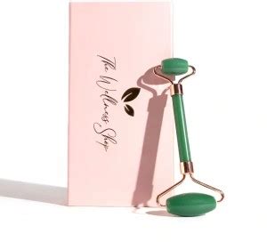 The Wellness Shop Jade Jade Crystal Facial Roller Massager - The ...