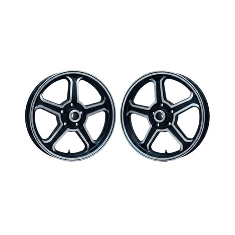 Model 2 : Front Rim - 10 Inches - DRUM Model - Silver and Black Color ...