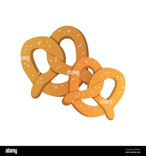 Fresh bread product pretzel, the national dish of South Germany ...