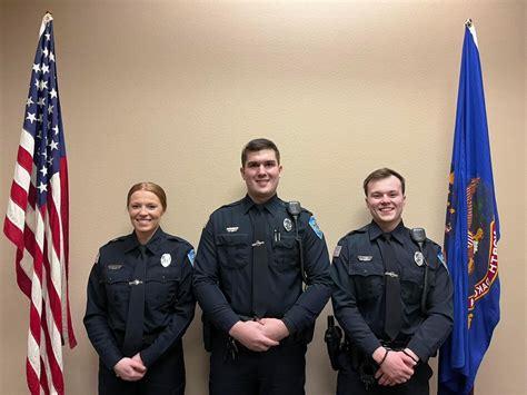 Dickinson Police Department swears in three homegrown officers - The ...