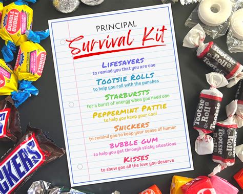 These Principal Survival Kit Gift Tags are a fun and creative way to ...
