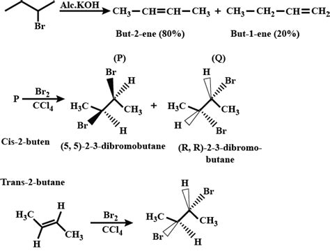 Total organic products possible in final mixture of following reaction ...