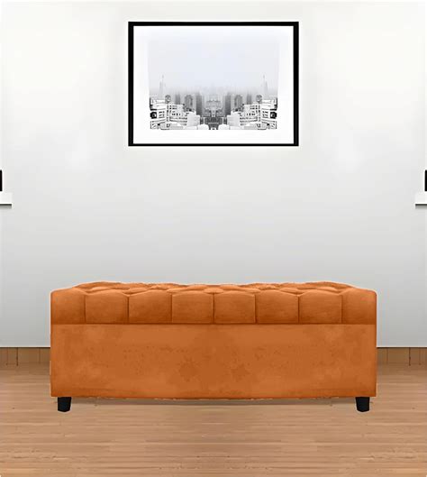AMATA Eagle 2 Seater Ottoman/pouffy with Storage Cushions Perfect for ...
