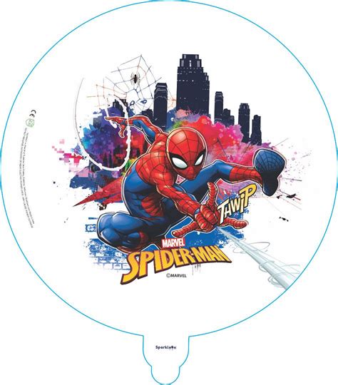 Buy Marvel Spiderman Transparent Balloon, Pack of 1 Online at Best ...