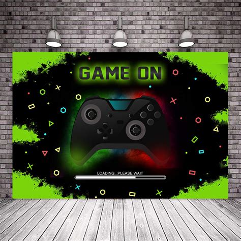 Buy Avezano Game On Birthday Backdrop Video Game On Theme Party ...
