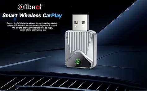 Offbeat AutoLink 2-in-1 Wireless Apple CarPlay & Android Auto Adapter ...