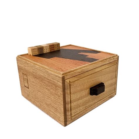 Skyscrapers Karakuri puzzle box | MA by So Shi Te Puzzle box specialty ...