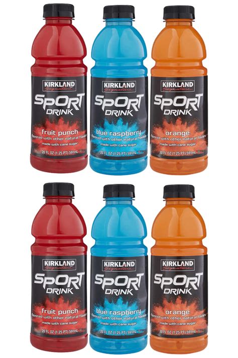 Buy Kirkland Signature Sports Drink Variety Pack, Electrolyte Beverage ...