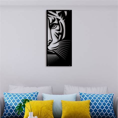Buy Tiger Half Face Wall Art Online in India @ Best Price – The Next Decor