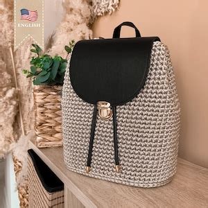 Crochet Backpack Pattern Tutorial 的图像结果