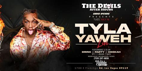 Tyla Yaweh live at The Devils After Hours " La Diabla Night Club, La ...