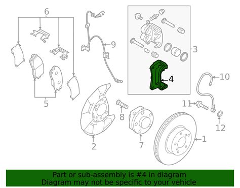 2024-2025 Subaru Caliper Support 26225FN010 | Subaru Parts Guys