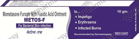 Metos F Ointment 10gm: Uses, Side Effects, Price & Dosage | PharmEasy