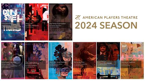 AMERICAN PLAYERS THEATRE ANNOUNCES 2024 Season