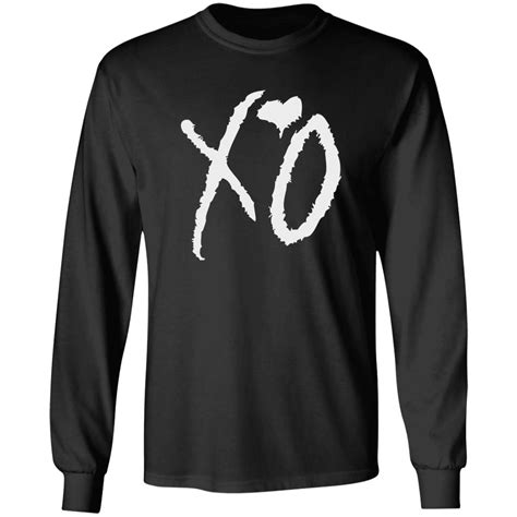The Weeknd Xo Logo Black