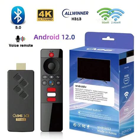 Q96 OHP Palo de TV Android ATV con A Q96 X2, procesador Quad Core H313 ...