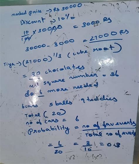 Brainstorming Activity Mr Saluja gets a discount of 10% on the ...
