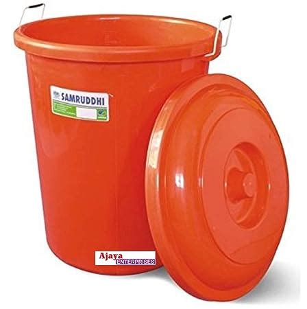 Samruddhi 100 Litre Unbreakable Plastic Water Storage Drum (Blue ...