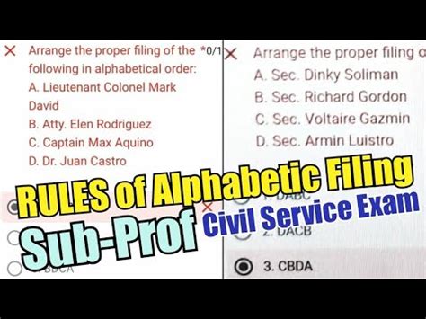 Image result for How to File Alphabetically Correctly