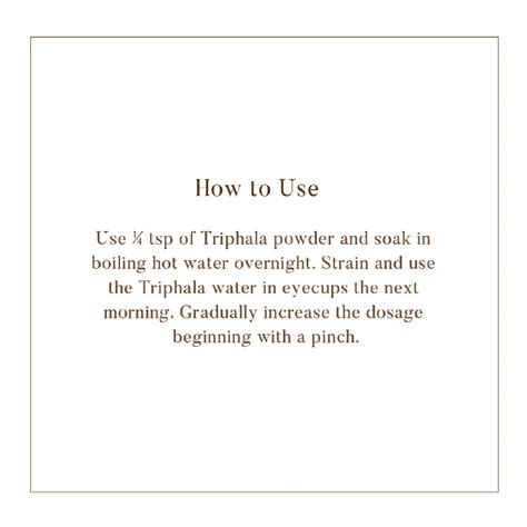 Ohria Ayurveda Triphala Powder Reduces Eye Strain & Stress