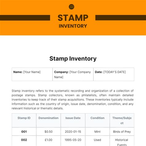 Image result for Postage Stamp Inventory