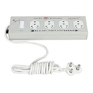 Buy Kaltron 15/16 A Amperes 4 Way Plus Socket Spike Buster Extension ...