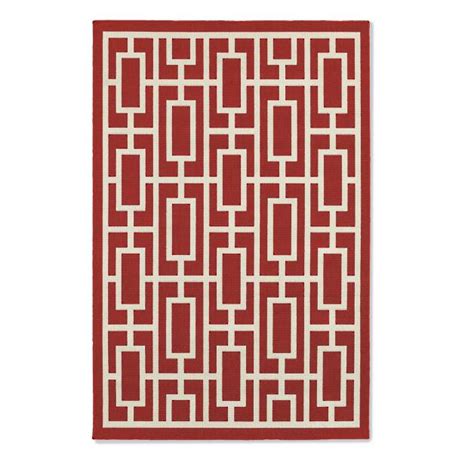 Belmont Geometric Outdoor Rug | Grandin Road